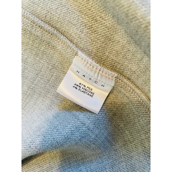 Hatch Maternity Gray Short Sleeve Stretch Knit Shift Dress Size 2 (6/8) Career - Picture 6 of 6